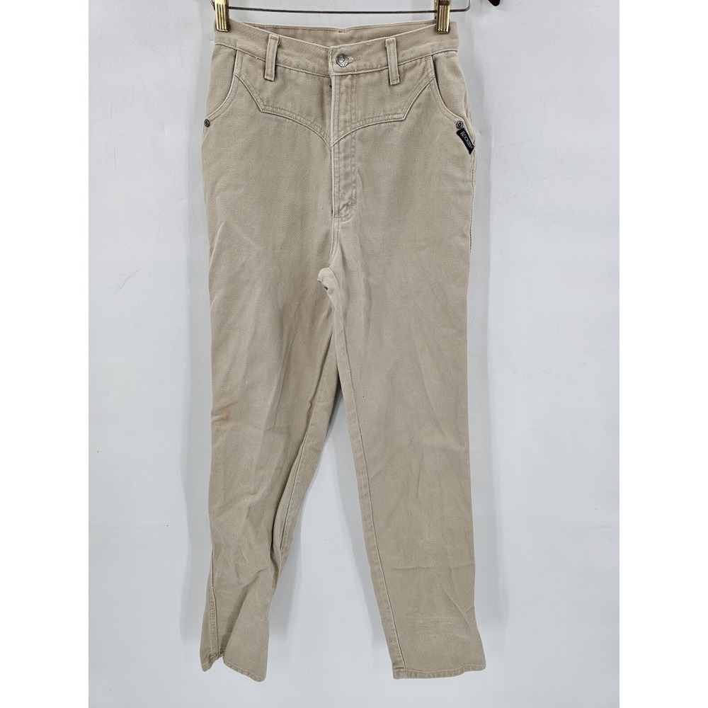Rocky Mountain Mom Cowgirl Jeans Bareback‎ Tan High Waist Size 29/9 Steam 36